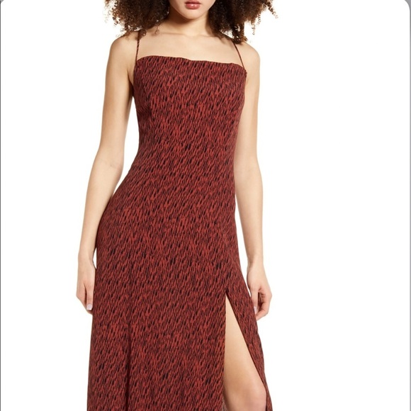 Leith Dresses & Skirts - Leith MIDI Dress Rust Henna